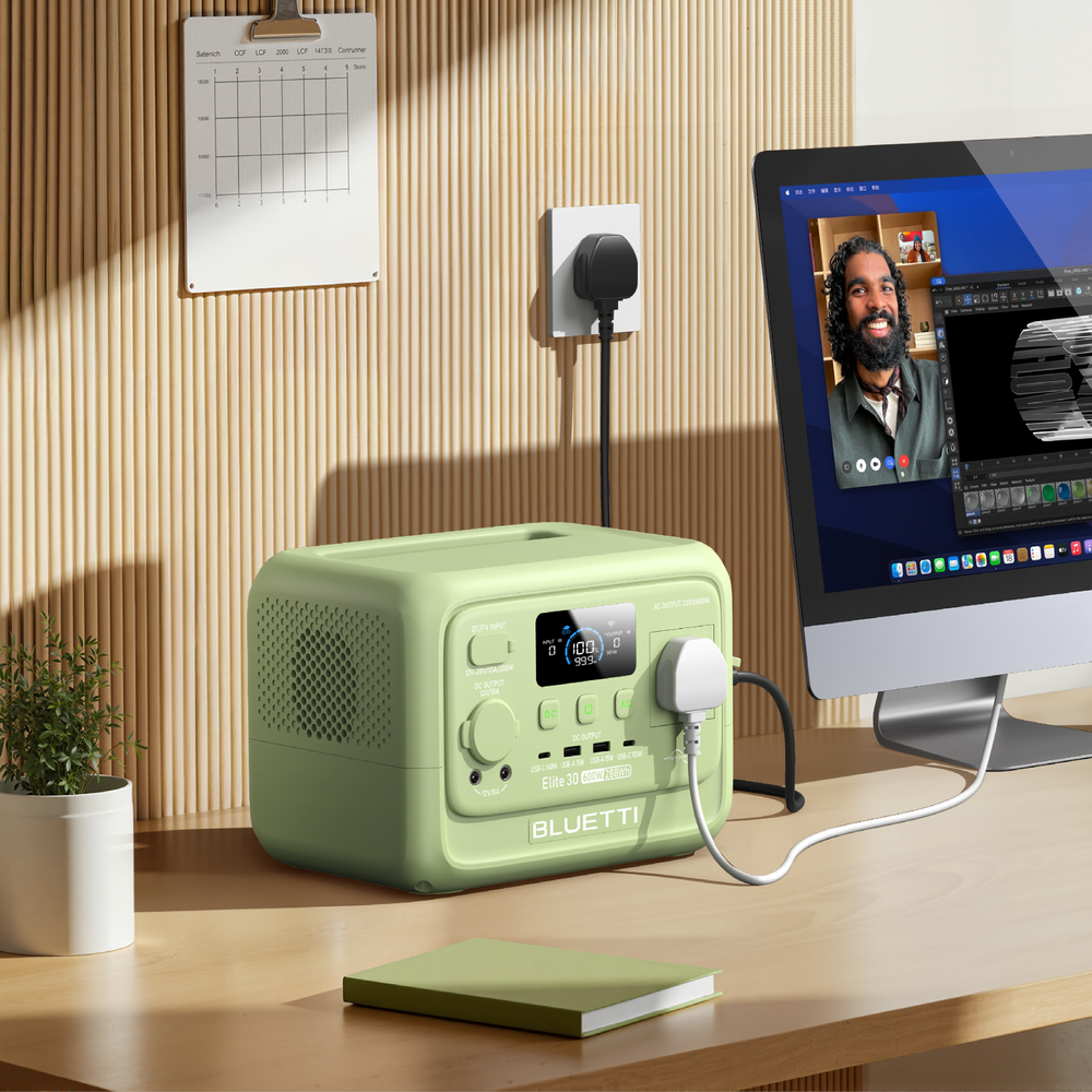 BLUETTI Elite 30 V2 Portable Power Station | 600W 288Wh