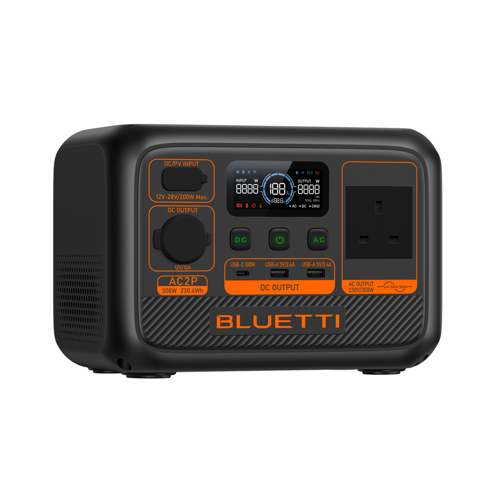 BLUETTI AC2P Portable Power Station | 300W 230Wh