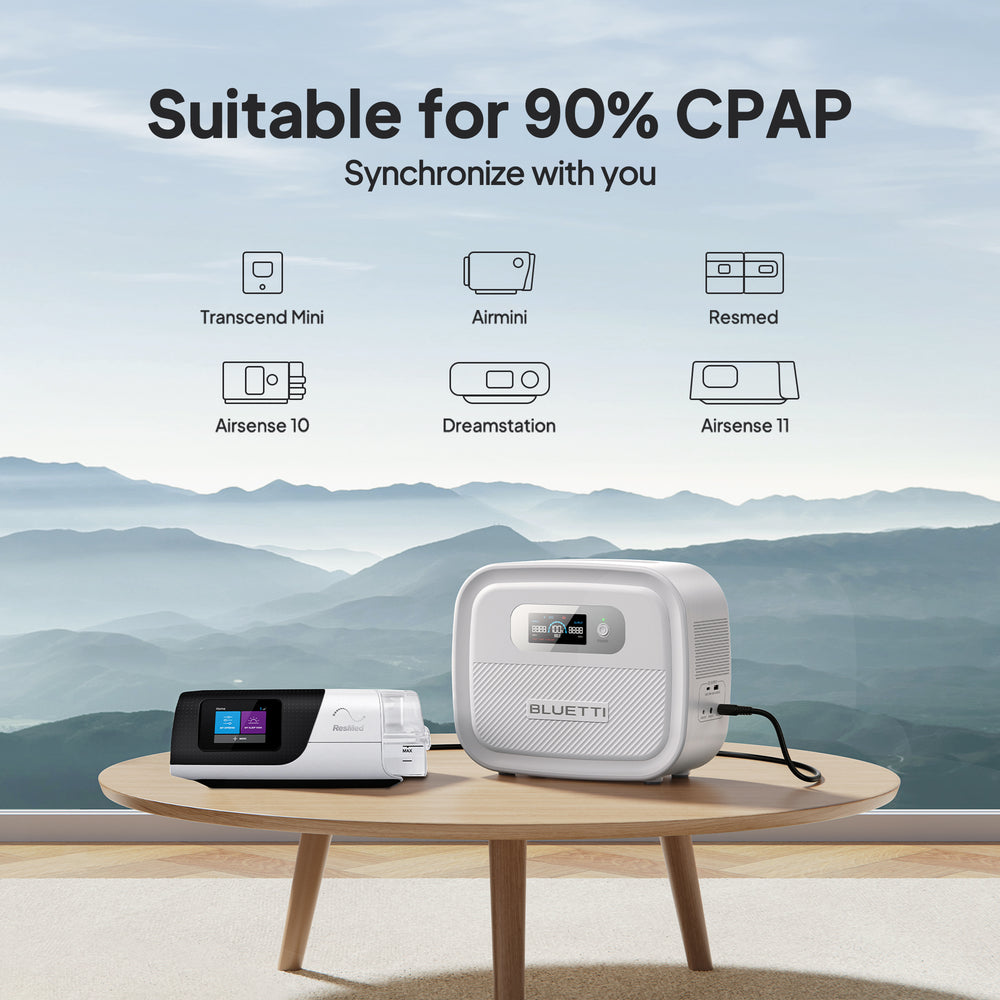 BLUETTI X60 614Wh CPAP Power Bank For Camping/Travel/Emergency