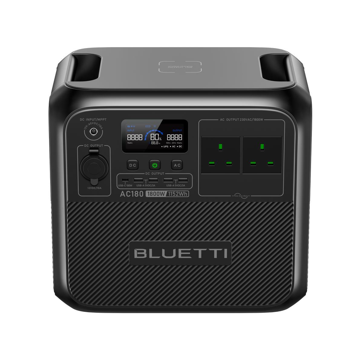 BLUETTI AC180 Portable Power Station | 1,800W 1,152Wh