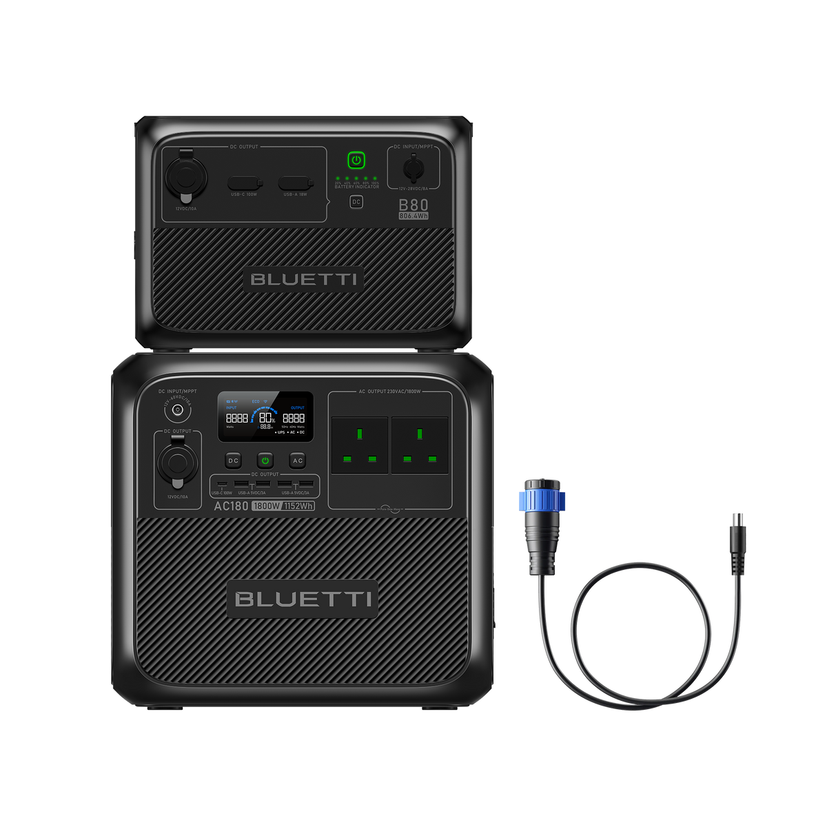 BLUETTI AC180 Portable Power Station | 1,800W 1,152Wh