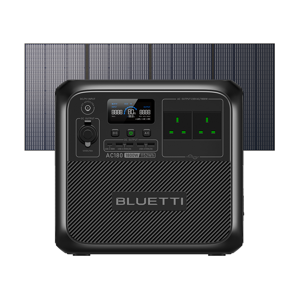 BLUETTI AC180 Portable Power Station | 1,800W 1,152Wh