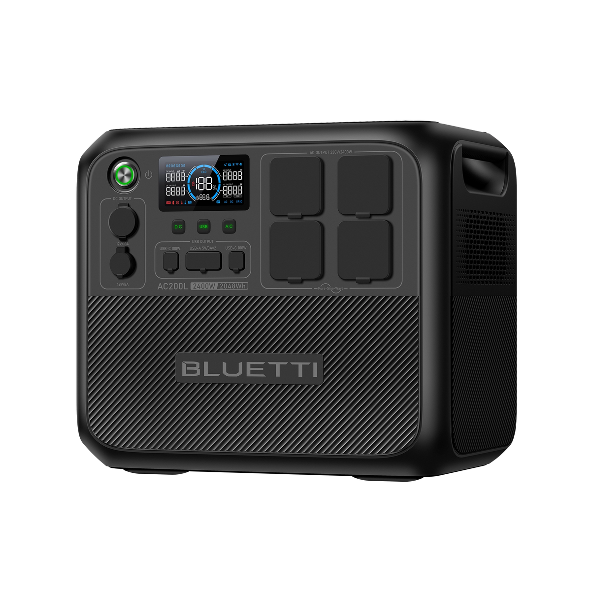BLUETTI AC200L Expandable Power Station | 2,400W 2,048Wh