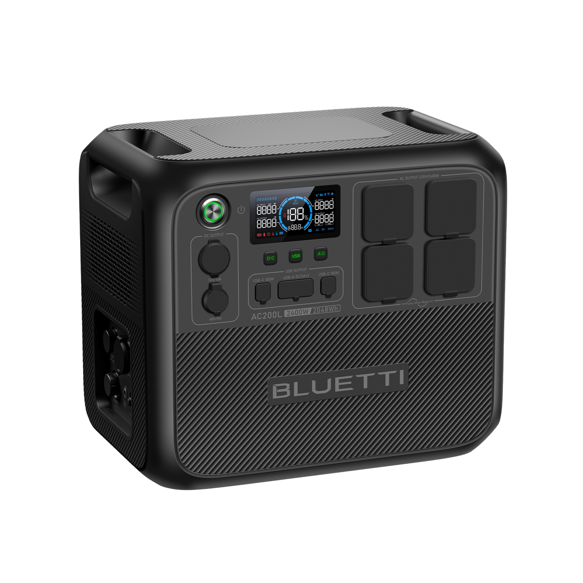 BLUETTI AC200L Expandable Power Station | 2,400W 2,048Wh