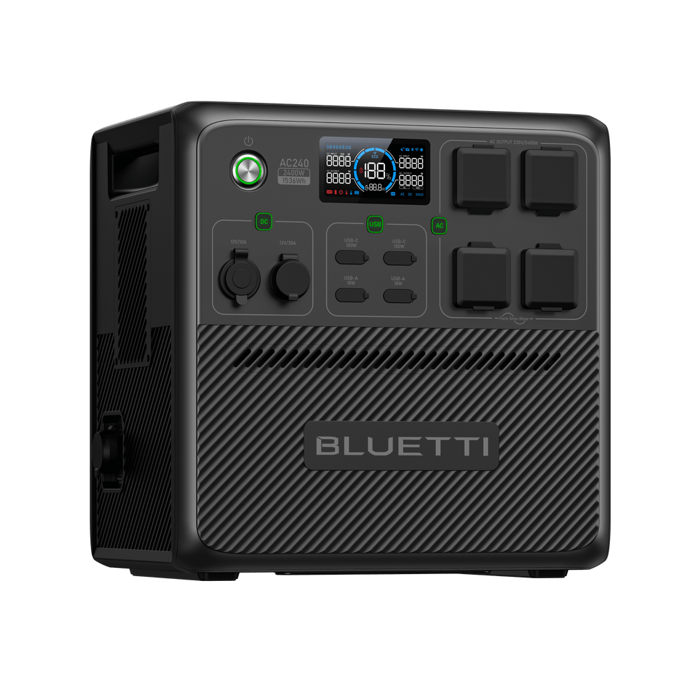 BLUETTI AC240 Portable Power Station | 2,400W 1,536Wh