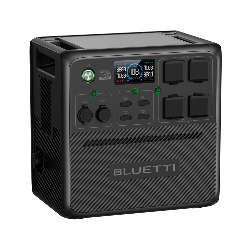 BLUETTI AC240 Portable Power Station | 2,400W 1,536Wh