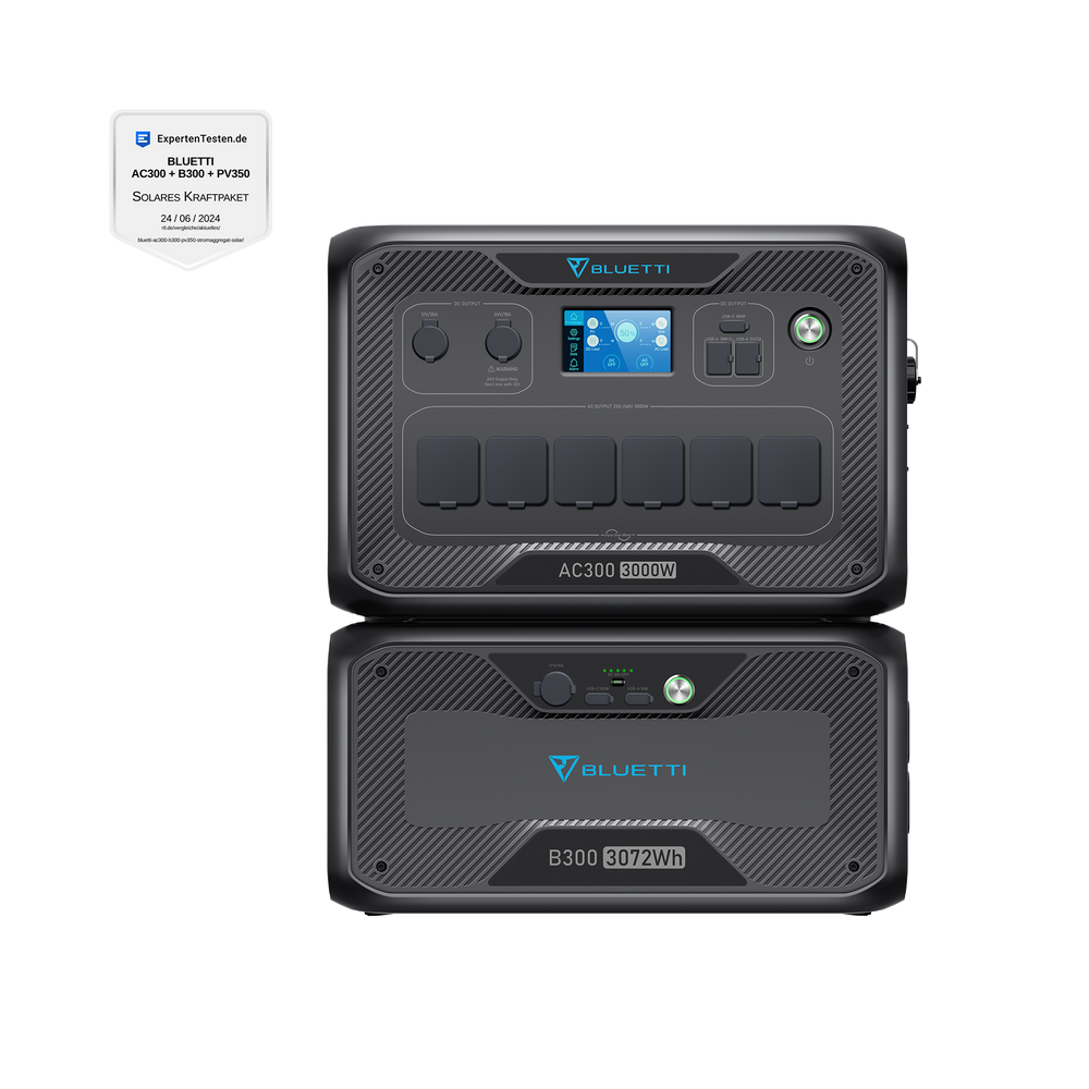BLUETTI AC300 + B300 Home Battery Backup | 3,000W 3,072Wh