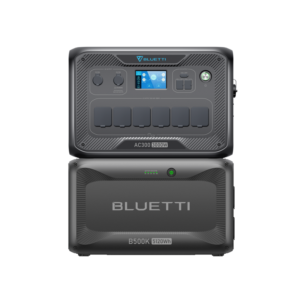 BLUETTI AC300 + B300K Home Battery Backup | 3,000W 2,764.8Wh
