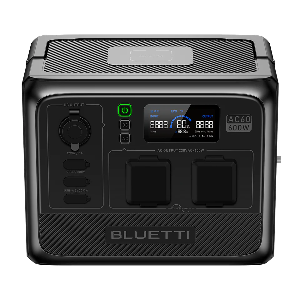 BLUETTI AC60 Portable Power Station | 600W 403Wh