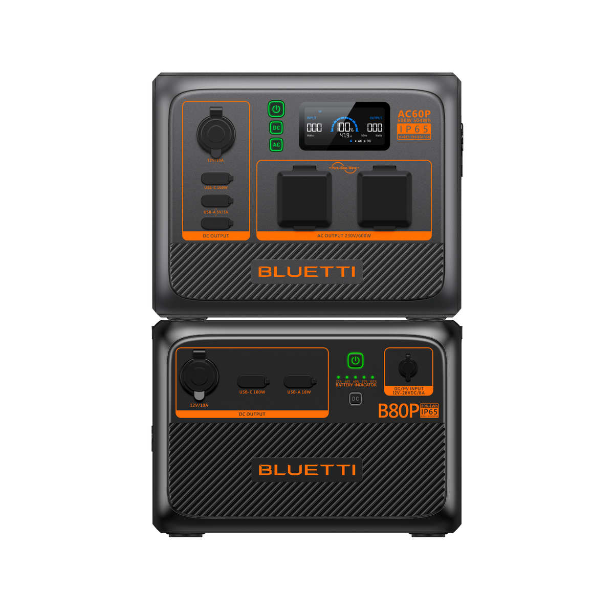 BLUETTI AC60P Portable Power Station | 600W 504Wh