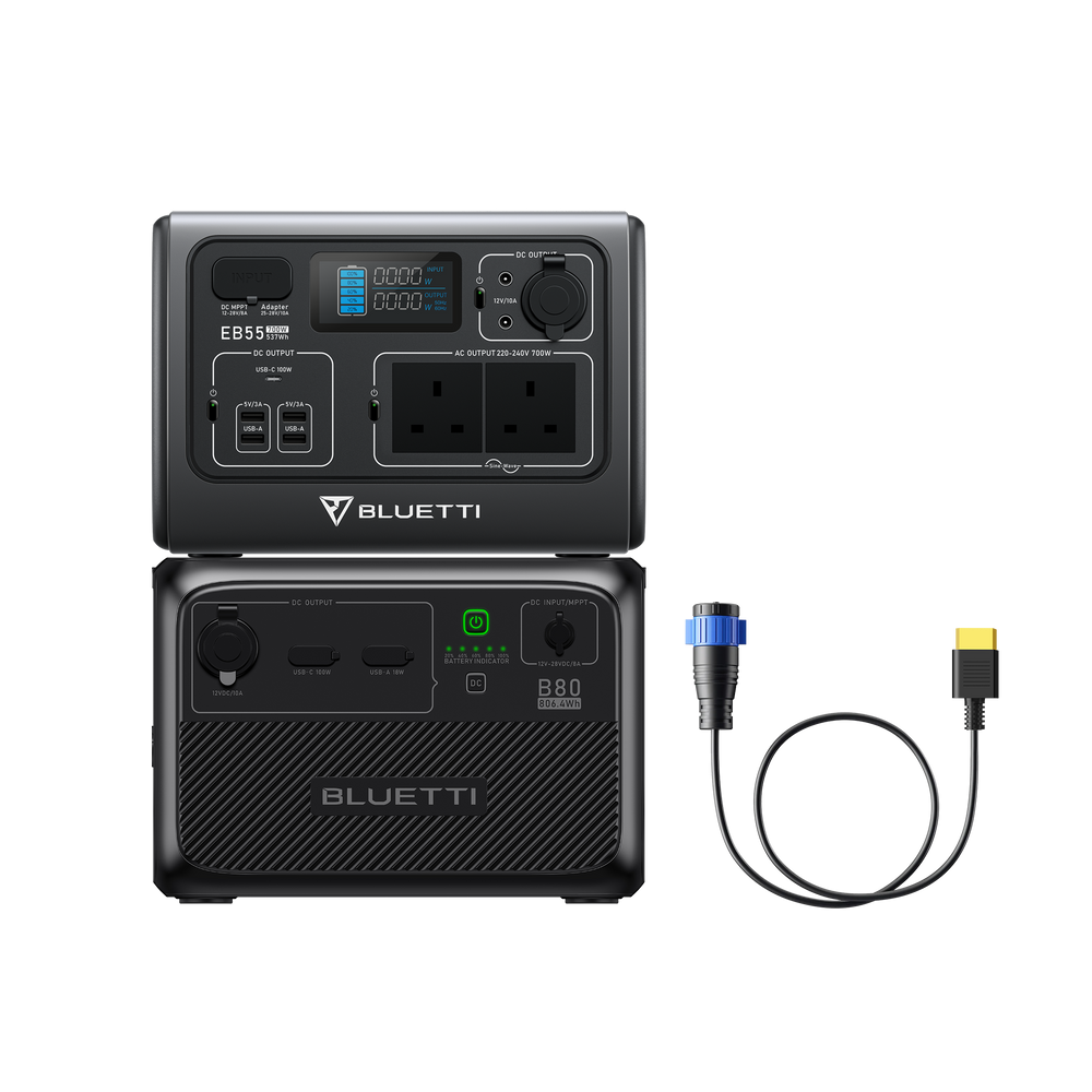 BLUETTI EB55 Portable Power Station | 700W 537Wh