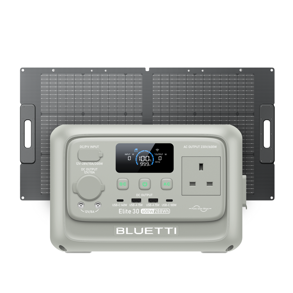 BLUETTI Elite 30 V2 Portable Power Station | 600W 288Wh