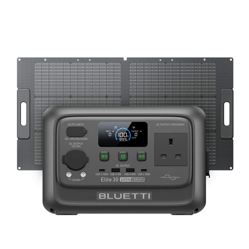 BLUETTI Elite 30 V2 Portable Power Station | 600W 288Wh