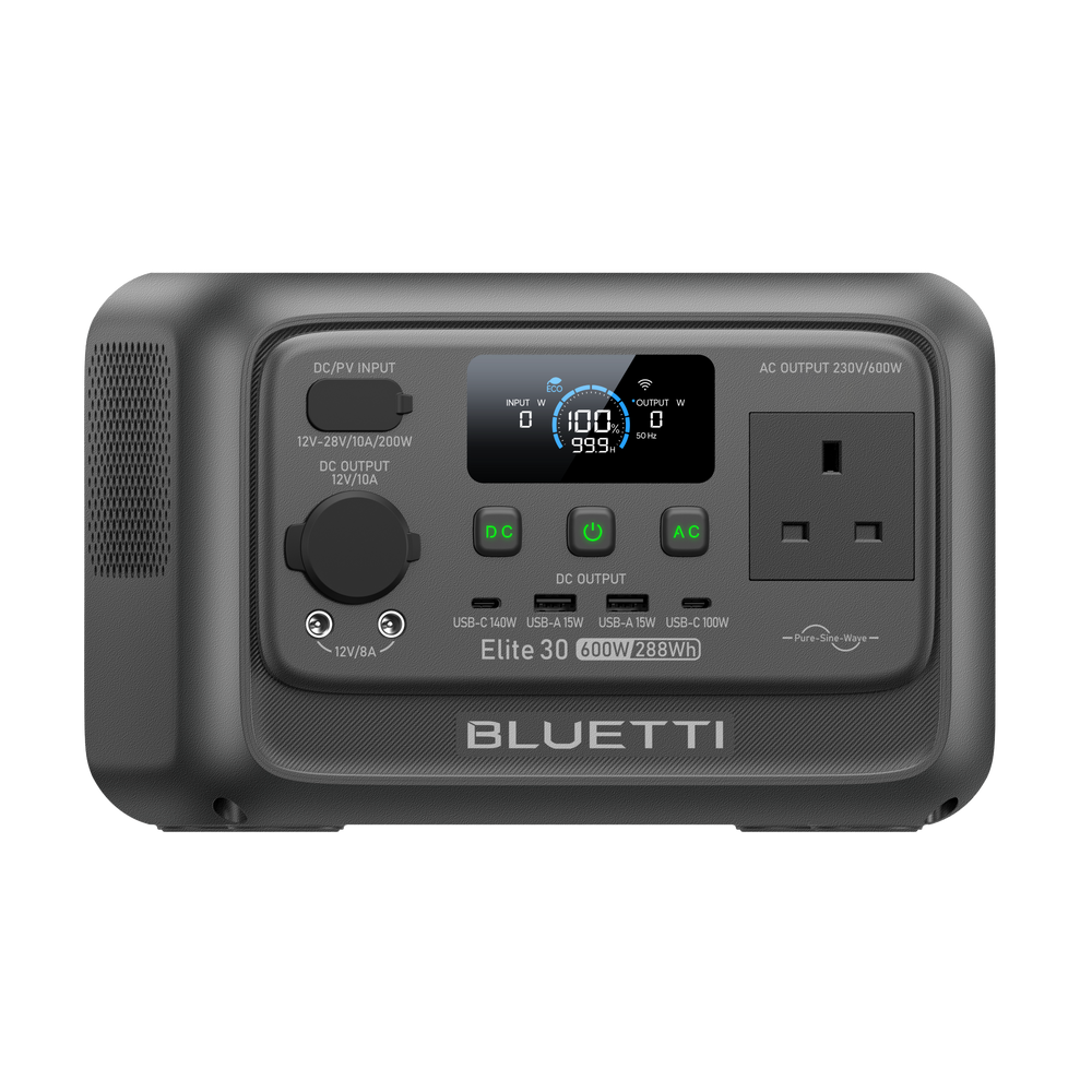 BLUETTI Elite 30 V2 Portable Power Station | 600W 288Wh
