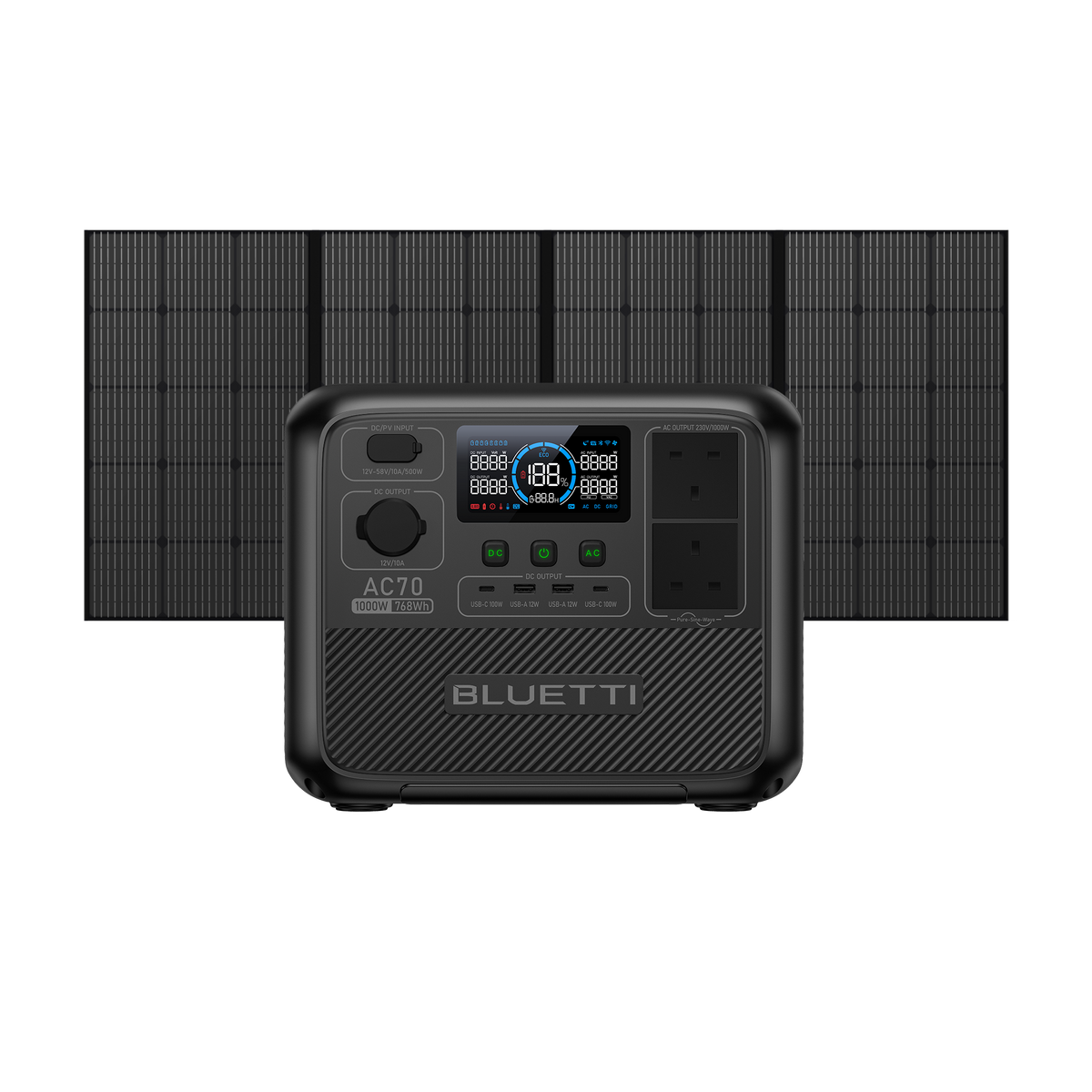 BLUETTI AC70 Portable Power Station | 1,000W 768Wh