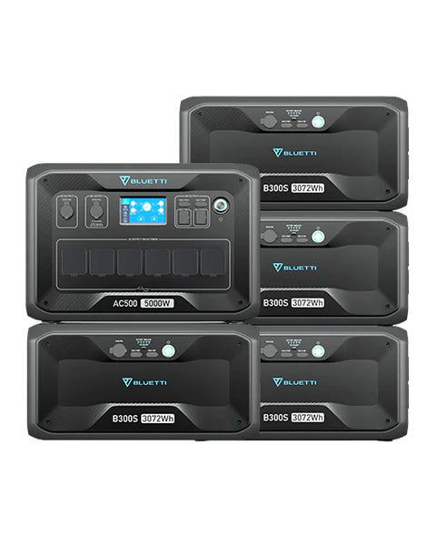 BLUETTI AC500 + B300K Home Battery Backup