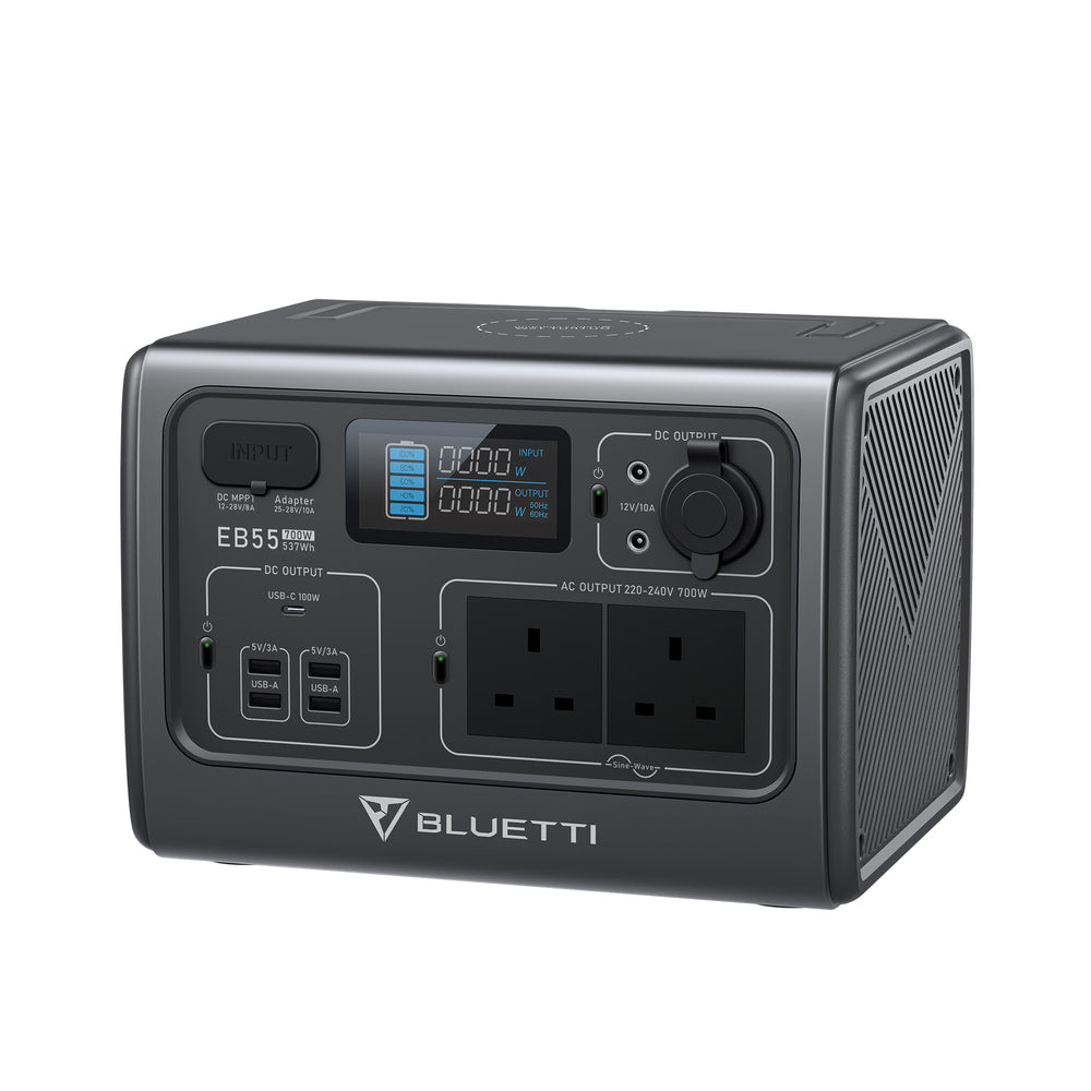 BLUETTI EB55 Portable Power Station | 700W 537Wh