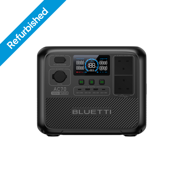 Stazione Elettrica Portatile BLUETTI AC70 Ricondizionata - 768Wh, 1000W, USB-C 100W, Con App - Foto 11