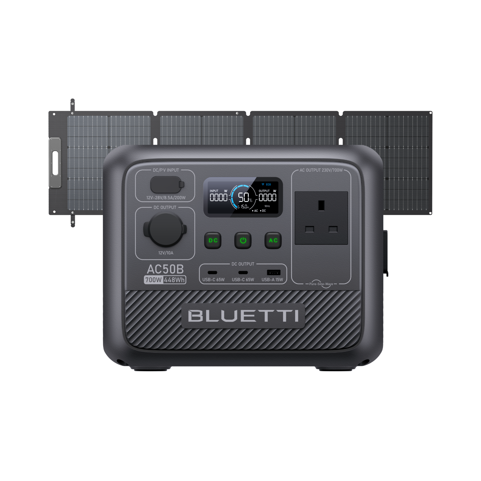 BLUETTI AC50B Portable Power Station | 700W 448Wh