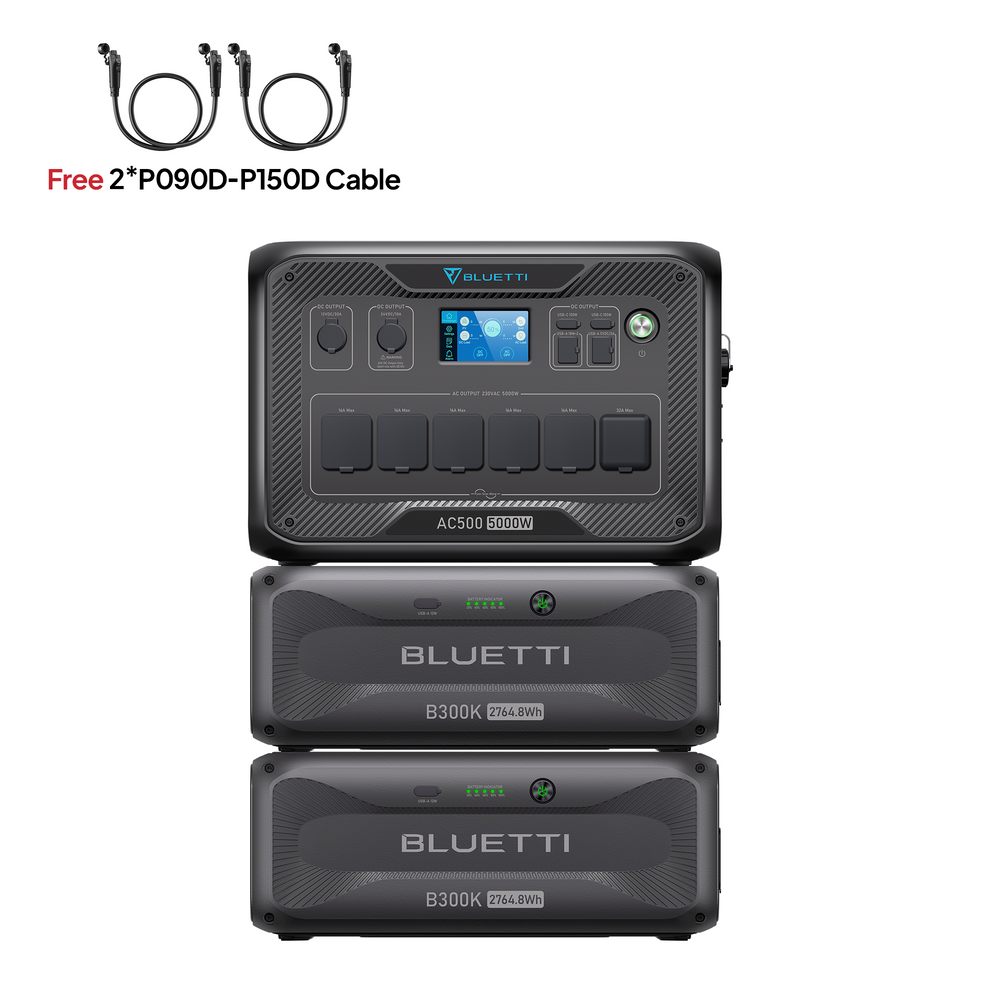 BLUETTI AC500 + B300K Home Battery Backup