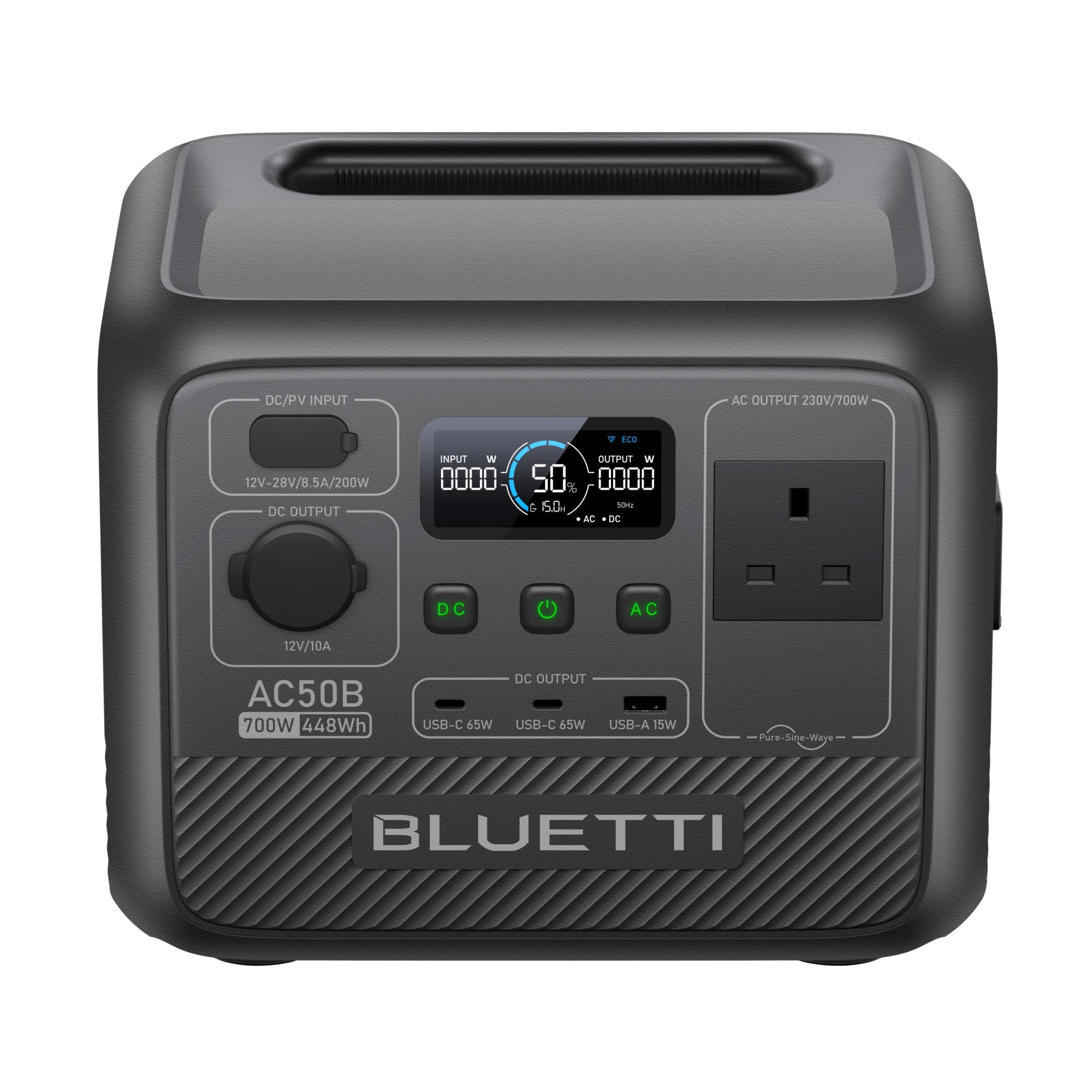 BLUETTI AC50B Portable Power Station | 700W 448Wh