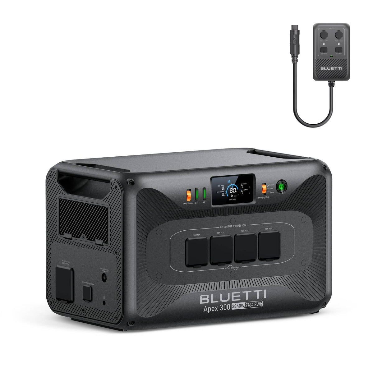 BLUETTI Apex 300 Portable Power Station | 2,764.8Wh 3,840W（Amazon）
