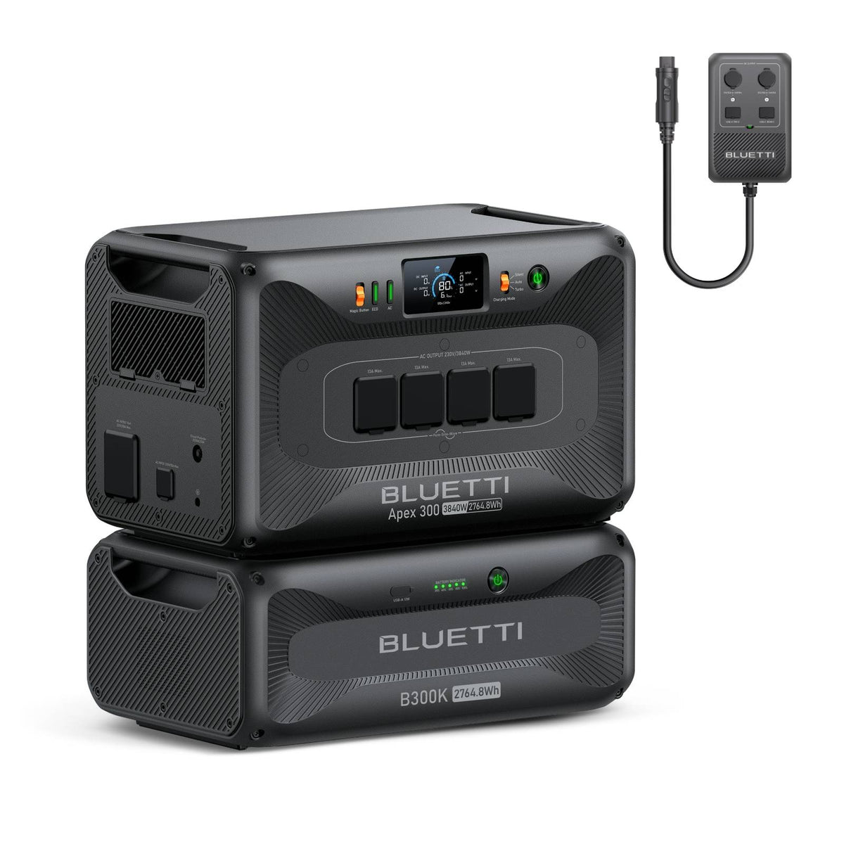 BLUETTI Apex 300 Portable Power Station | 2,764.8Wh 3,840W（Amazon）