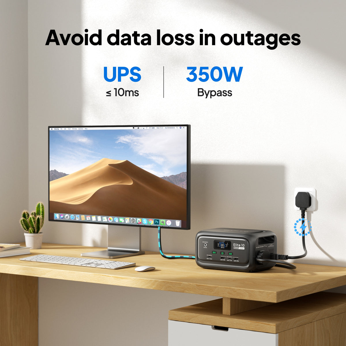 BLUETTI Elite 10 Mini Power Station | 200W 128Wh