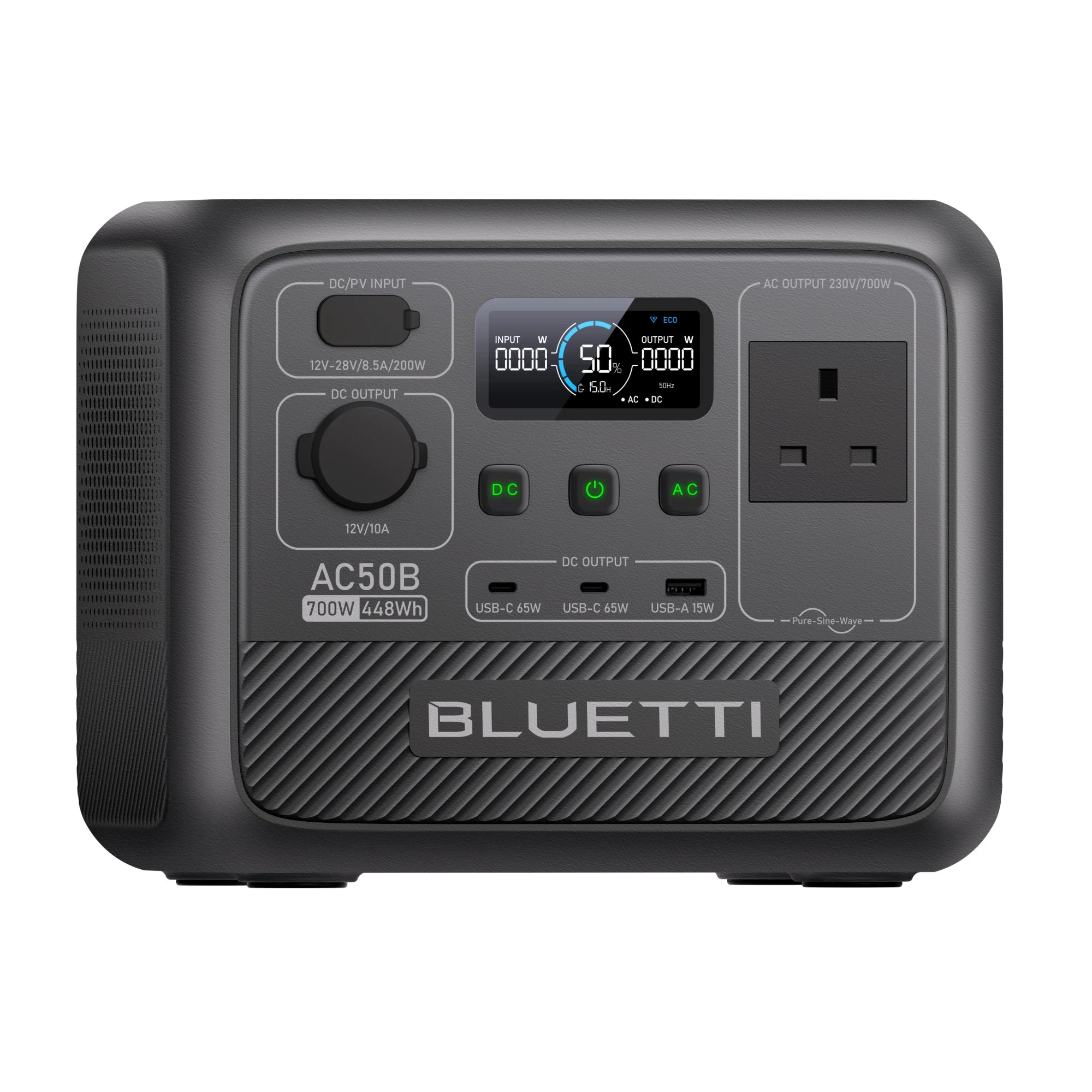 BLUETTI AC50B Portable Power Station | 700W 448Wh