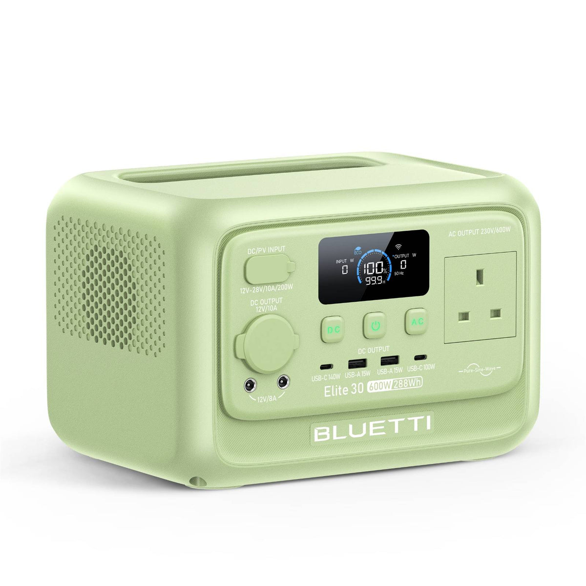 （Amazon）Portable BLUETTI Elite 30 V2 Power Station | 600 W 288 Wh