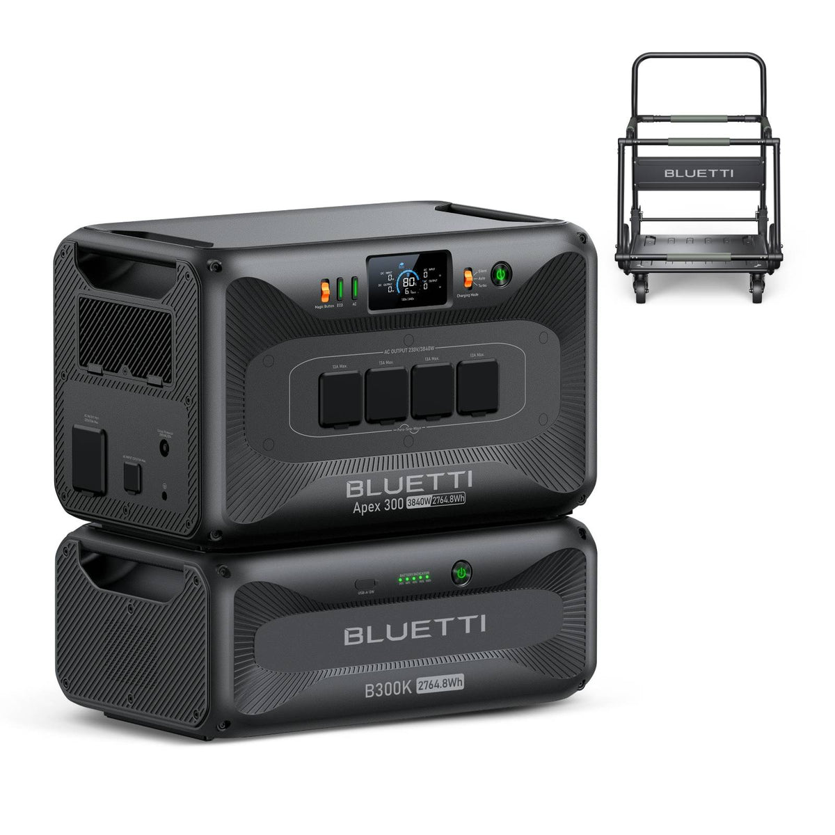 BLUETTI Apex 300 Portable Power Station | 2,764.8Wh 3,840W（Amazon）
