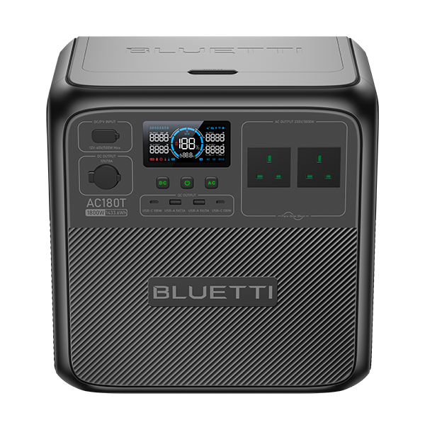 BLUETTI AC180T Solar Portable Power Station | 1,800W 1,433Wh