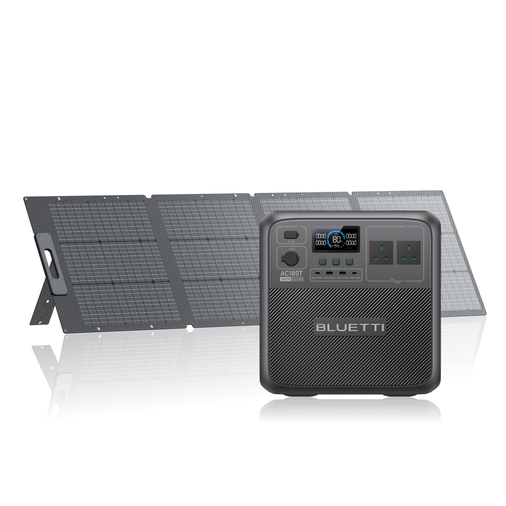 BLUETTI AC180T Solar Portable Power Station | 1,800W 1,433Wh