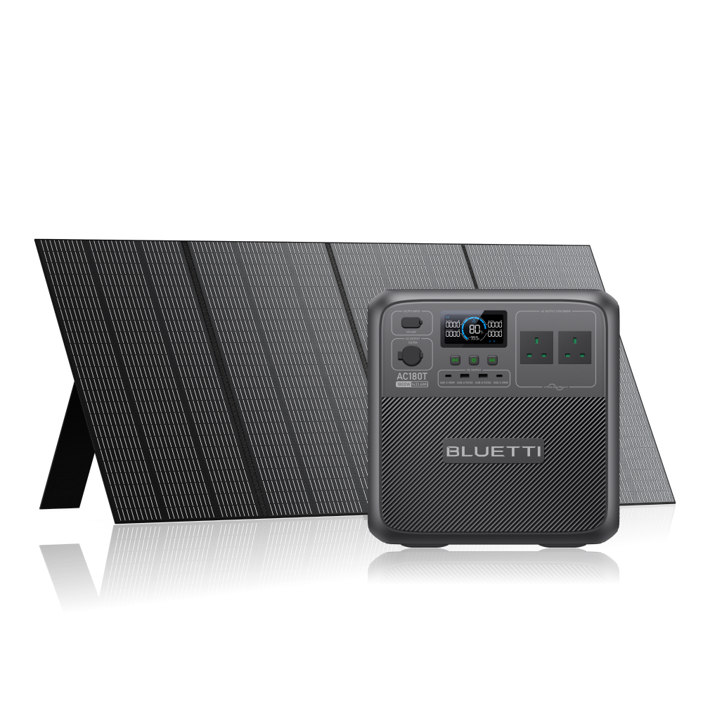 BLUETTI AC180T Solar Portable Power Station | 1,800W 1,433Wh