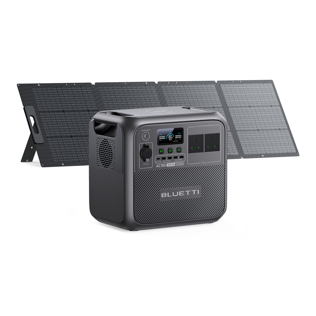 BLUETTI AC180 Portable Power Station | 1,800W 1,152Wh（Amazon）
