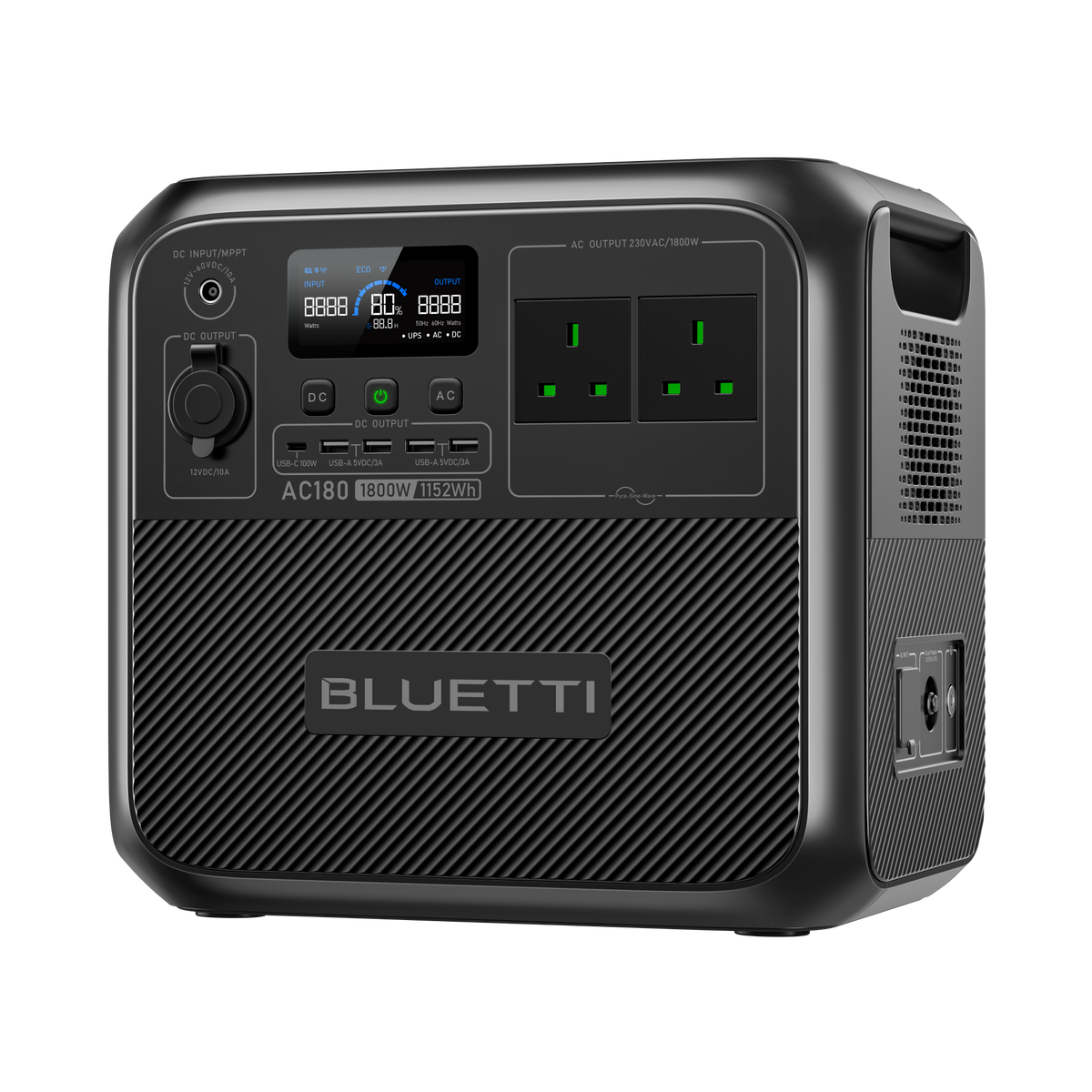 BLUETTI AC180 Portable Power Station | 1,800W 1,152Wh