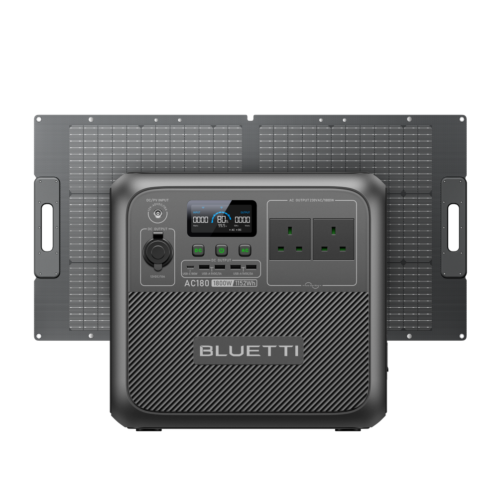 BLUETTI AC180 Portable Power Station | 1,800W 1,152Wh