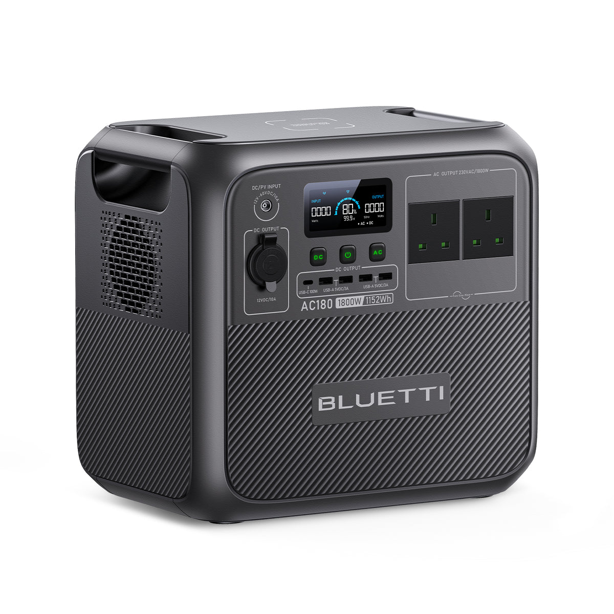 BLUETTI AC180 Portable Power Station | 1,800W 1,152Wh (Amazon)