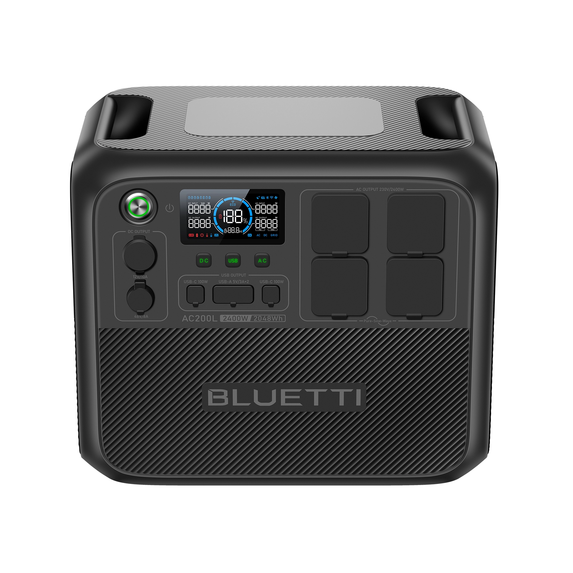 BLUETTI AC200L Expandable Power Station | 2,400W 2,048Wh