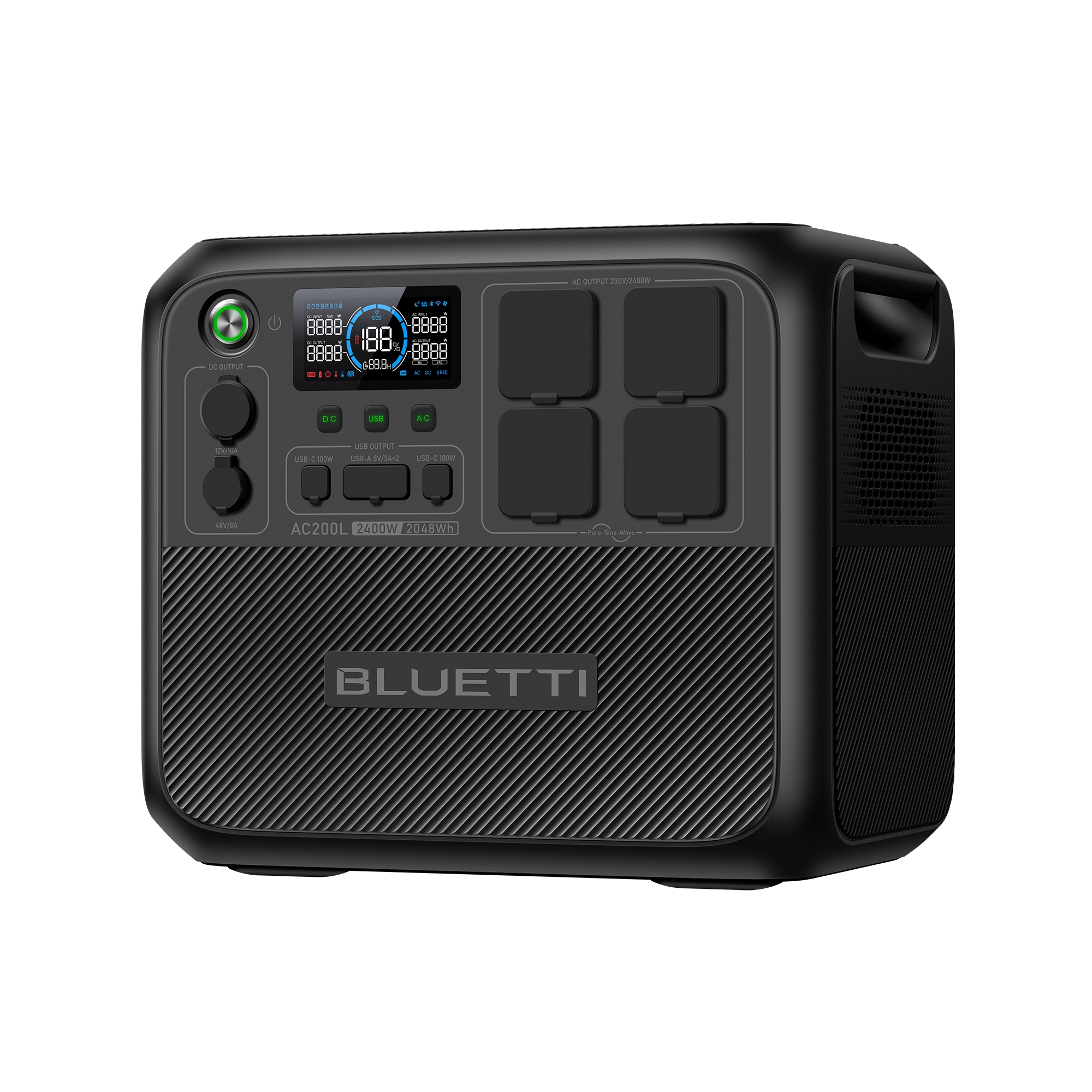 BLUETTI AC200L Expandable Power Station | 2,400W 2,048Wh