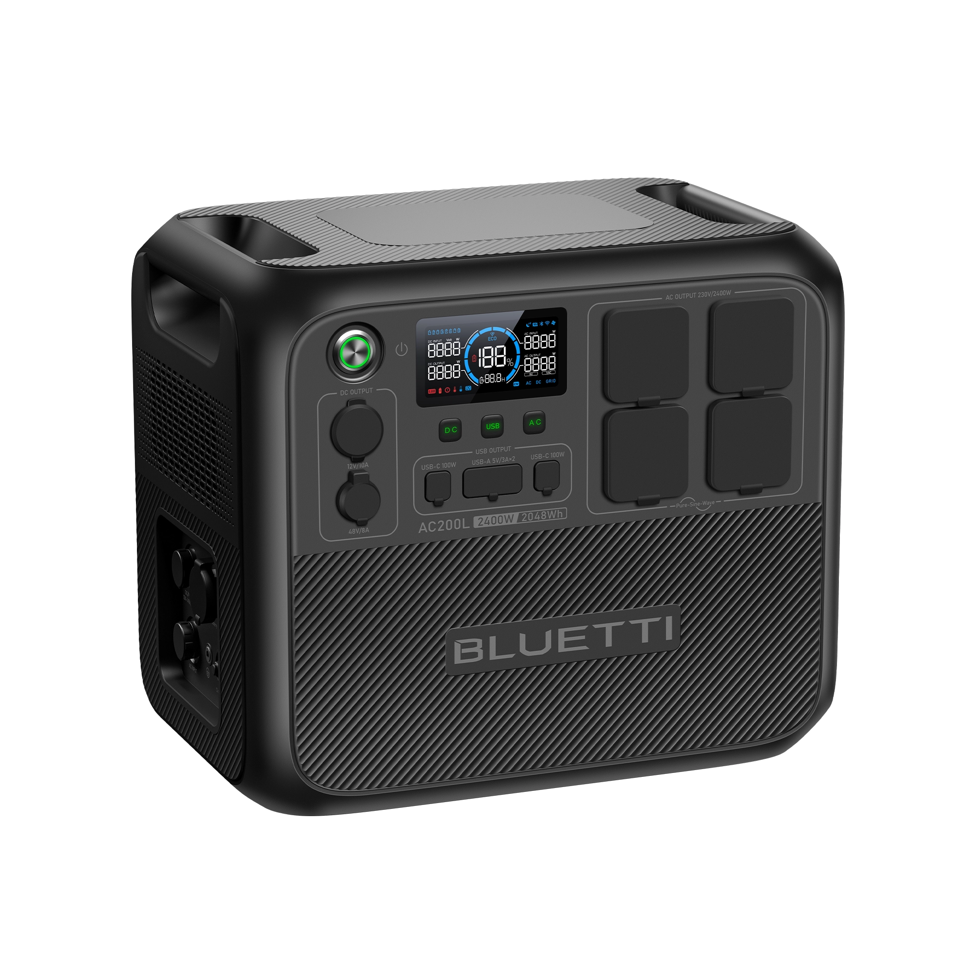 BLUETTI AC200L Expandable Power Station | 2,400W 2,048Wh