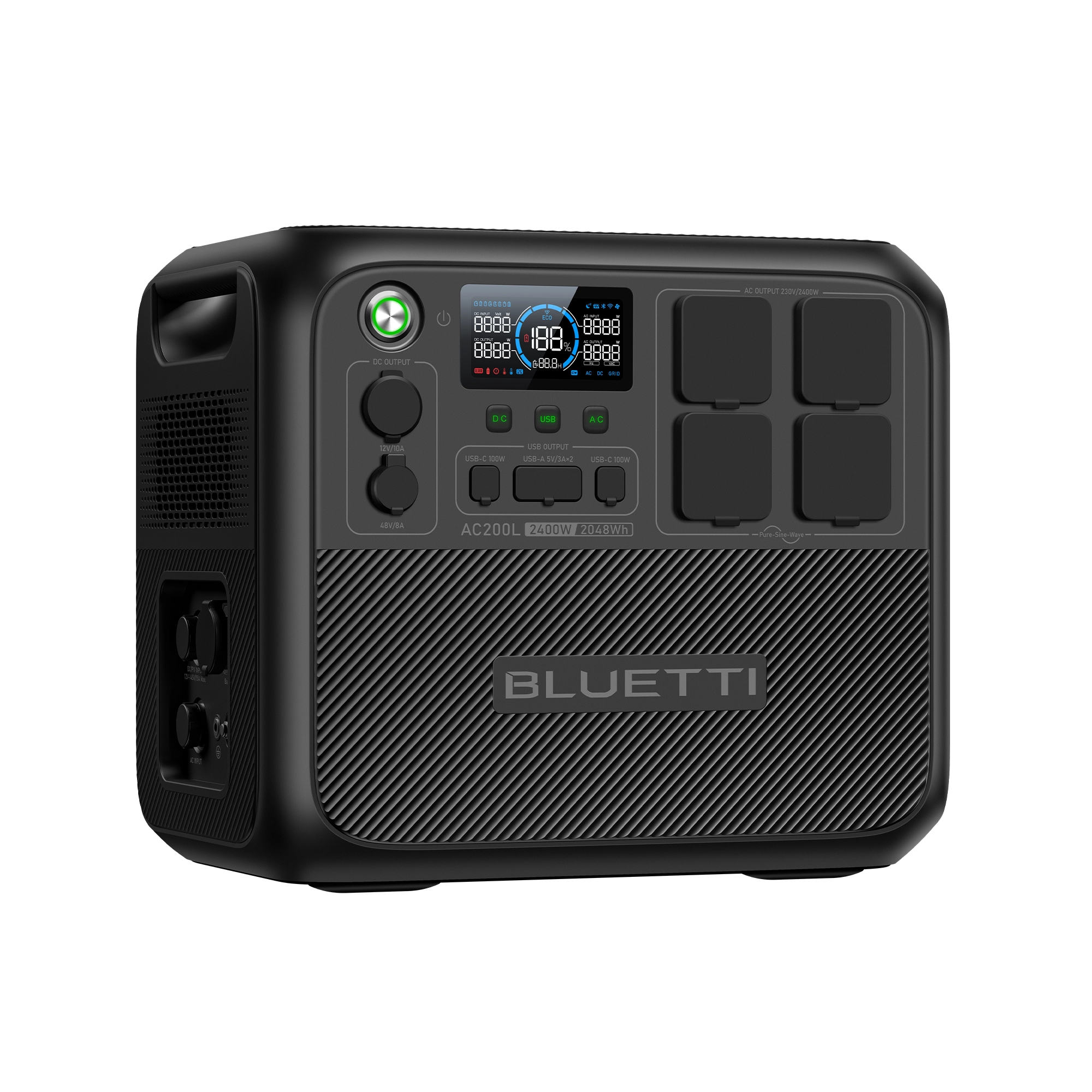 BLUETTI AC200L Expandable Power Station | 2,400W 2,048Wh