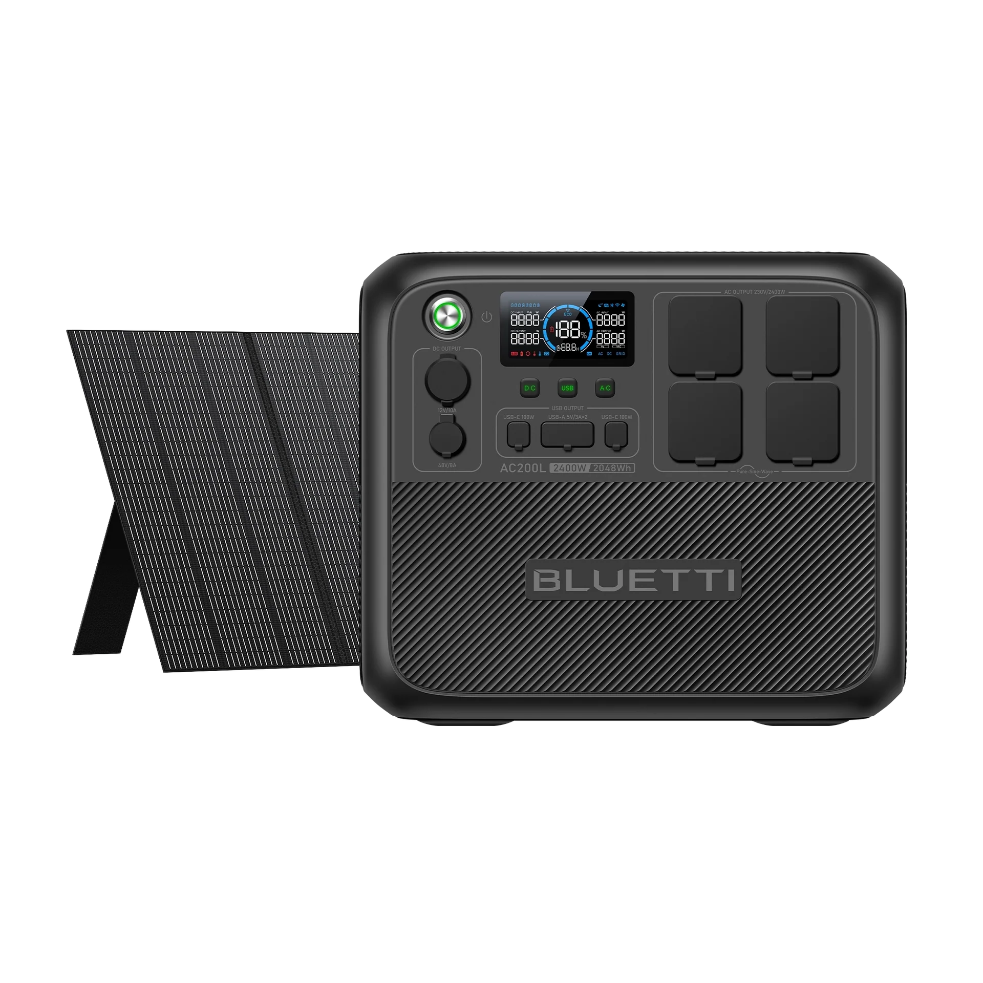 BLUETTI AC200L Expandable Power Station | 2,400W 2,048Wh