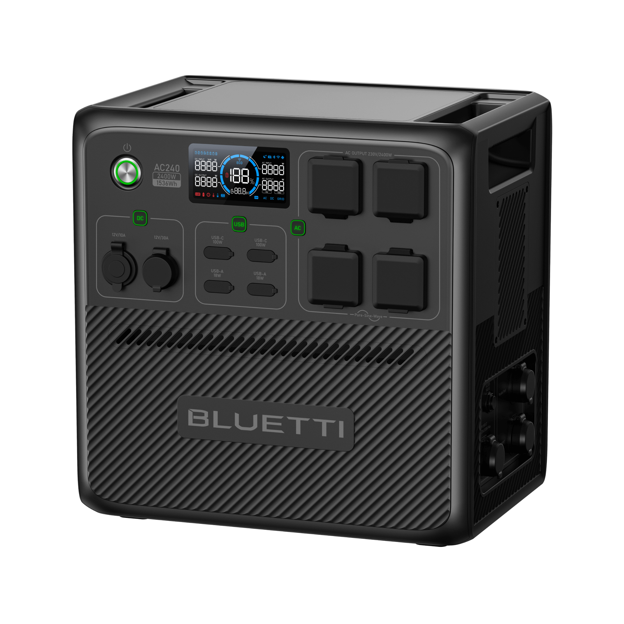 BLUETTI AC240 Portable Power Station | 2,400W 1,536Wh