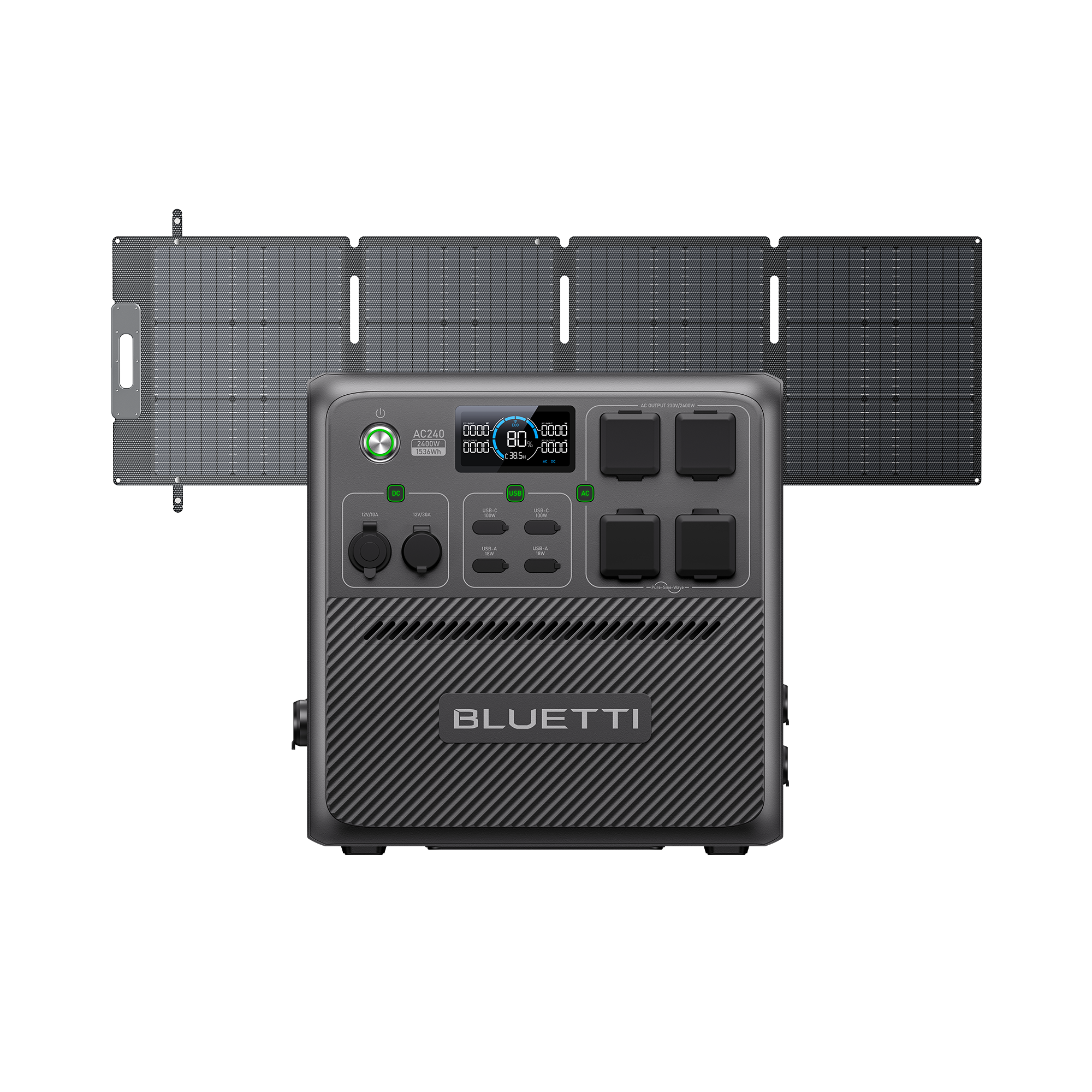 BLUETTI AC240 Portable Power Station | 2,400W 1,536Wh