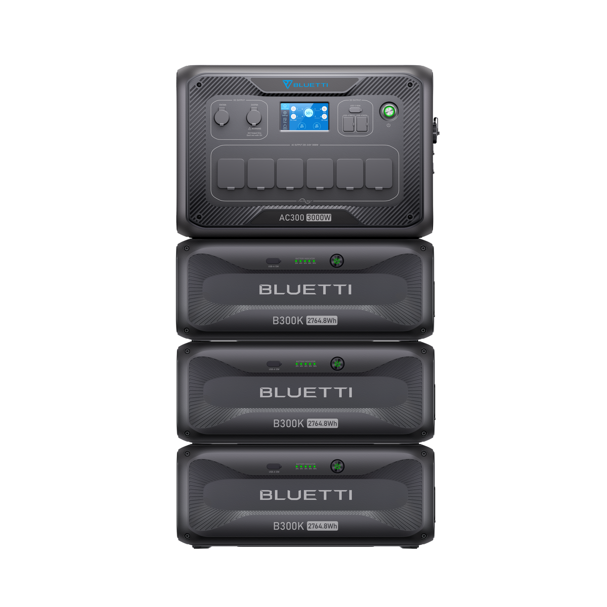 BLUETTI AC300 + B300K Home Battery Backup | 3,000W 2,764.8Wh