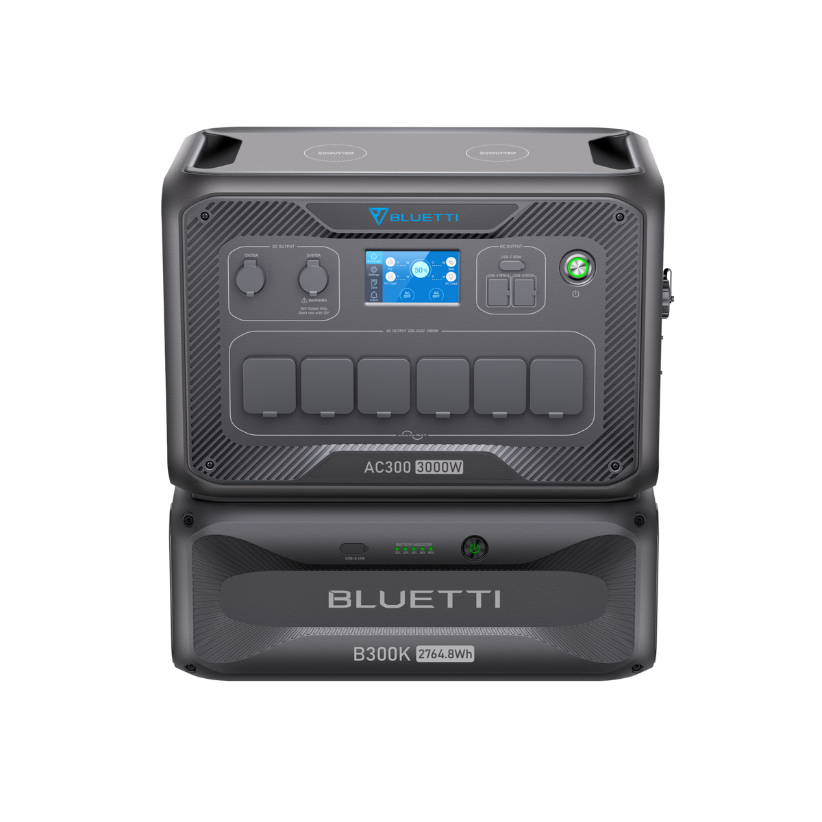 BLUETTI AC300 + B300K Home Battery Backup | 3,000W 2,764.8Wh