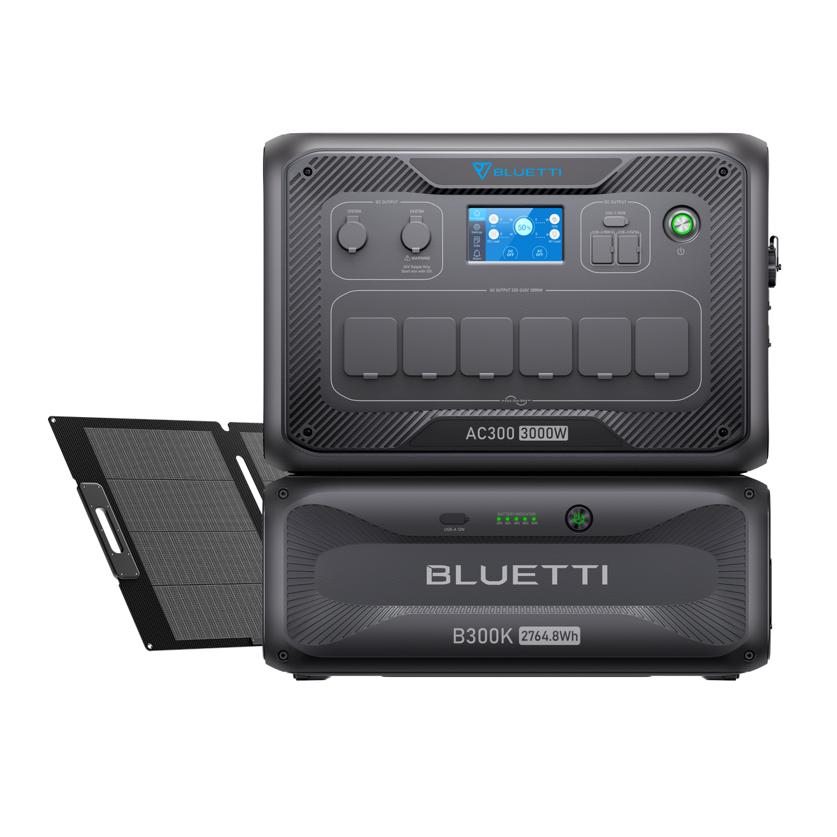 BLUETTI AC300 + B300K Home Battery Backup | 3,000W 2,764.8Wh