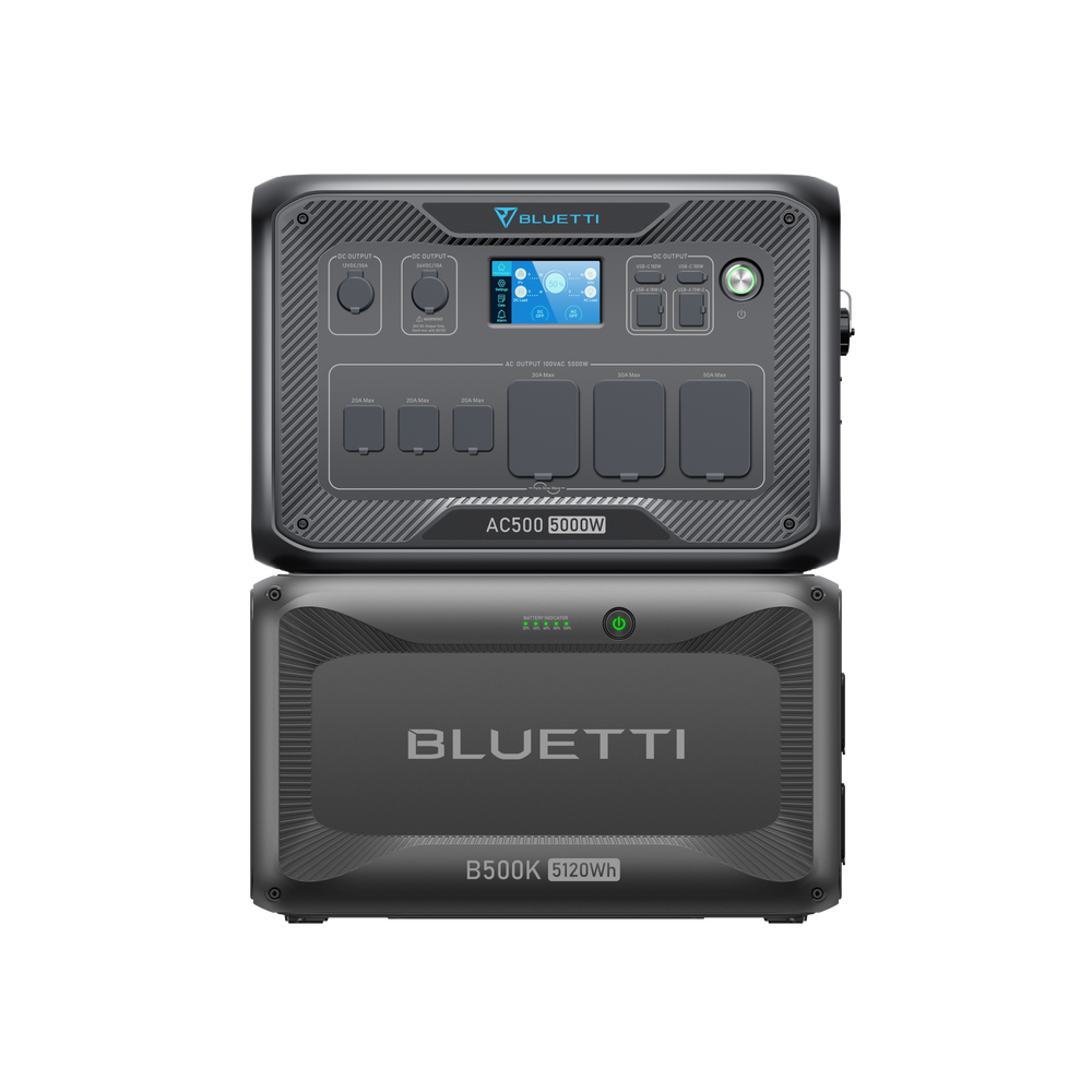 BLUETTI AC500 + B300K Home Battery Backup