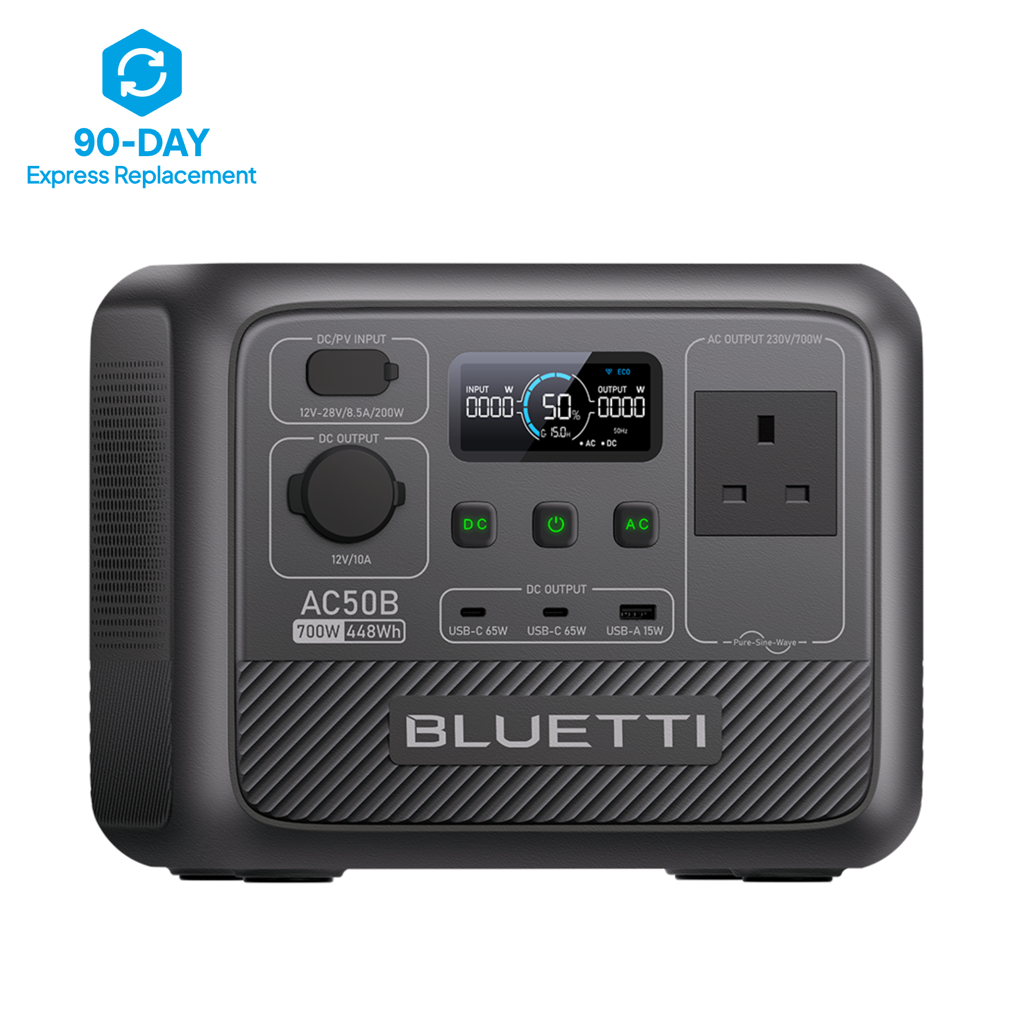 BLUETTI AC50B Portable Power Station | 700W 448Wh